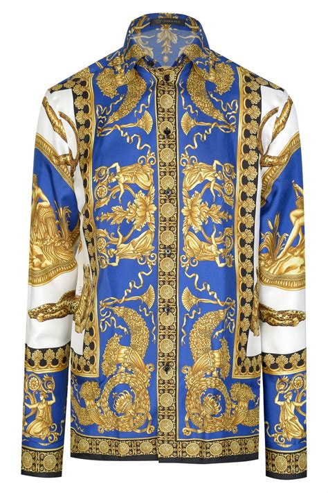 versace long sleeve top|authentic versace shirts.